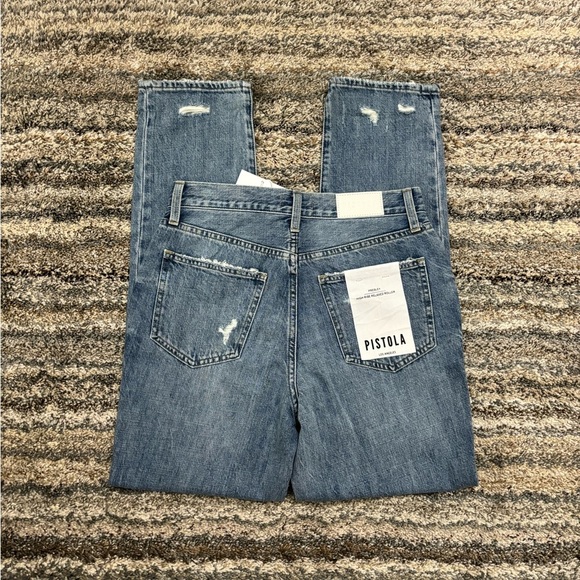 Pistola High Rise Jeans Sz 26 | Pistola Presley High Rise Relaxed Roller Jeans - Picture 16 of 16